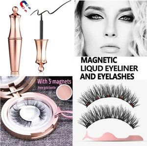 M5 MAGNETIC Reuseable Eyelashes & Eyeliner Kit in BLACK DIAMOND NWT